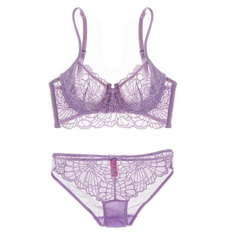 Blooming Youth Underwired Lingerie Set in Lavender • DREAMSCAPED